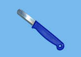 Cuchillo redondo mango azul 50 mm